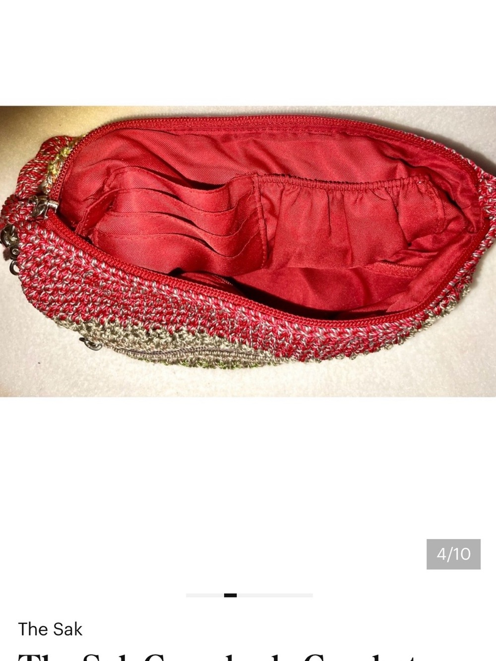 The Sak crossbody peace sign woven bag - Picture 3 of 4